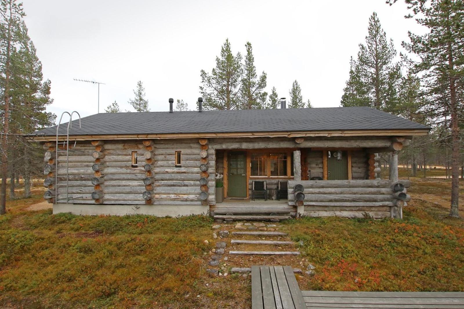 Kuukkeli Log Houses Villa Aurora "Pupula" Saariselka Exterior photo